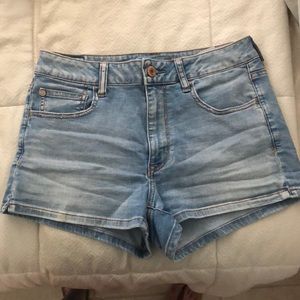 Light Denim Jean Shorts